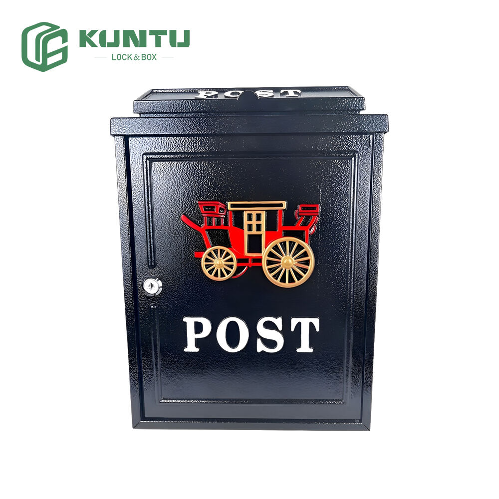 Manufacture Vintage mail box rustproof waterproof wall-mounted with lock