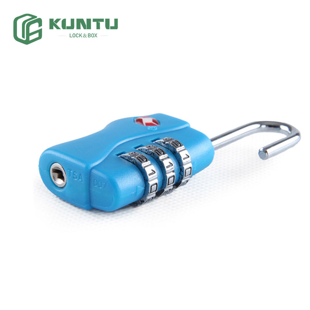 TSA-approved combination lock TSA338 Luggage zipper lock Gym locker lock ABS TSA-approved luggage lock