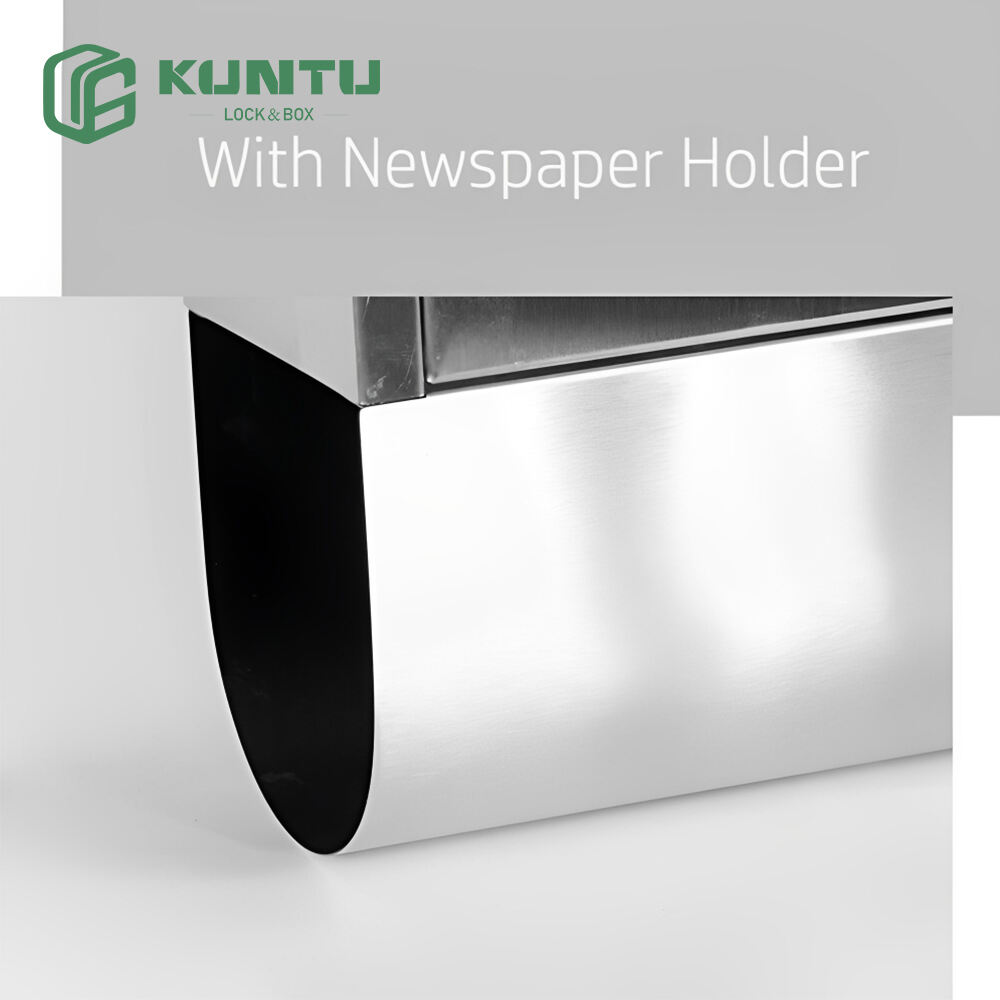 Elevating Aesthetics silver color mailbox with Modern design