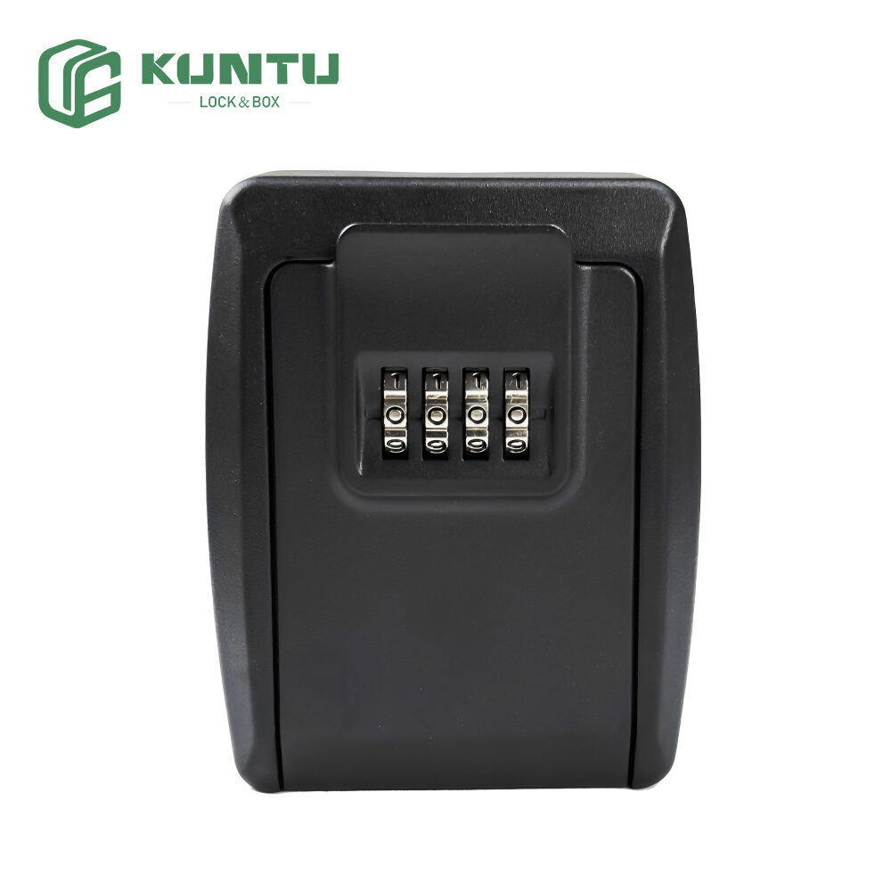 4-Digit Combination Code Wall Mount Key Lock Safe Box without Drilling Easy Installation Key Storage Lockbox