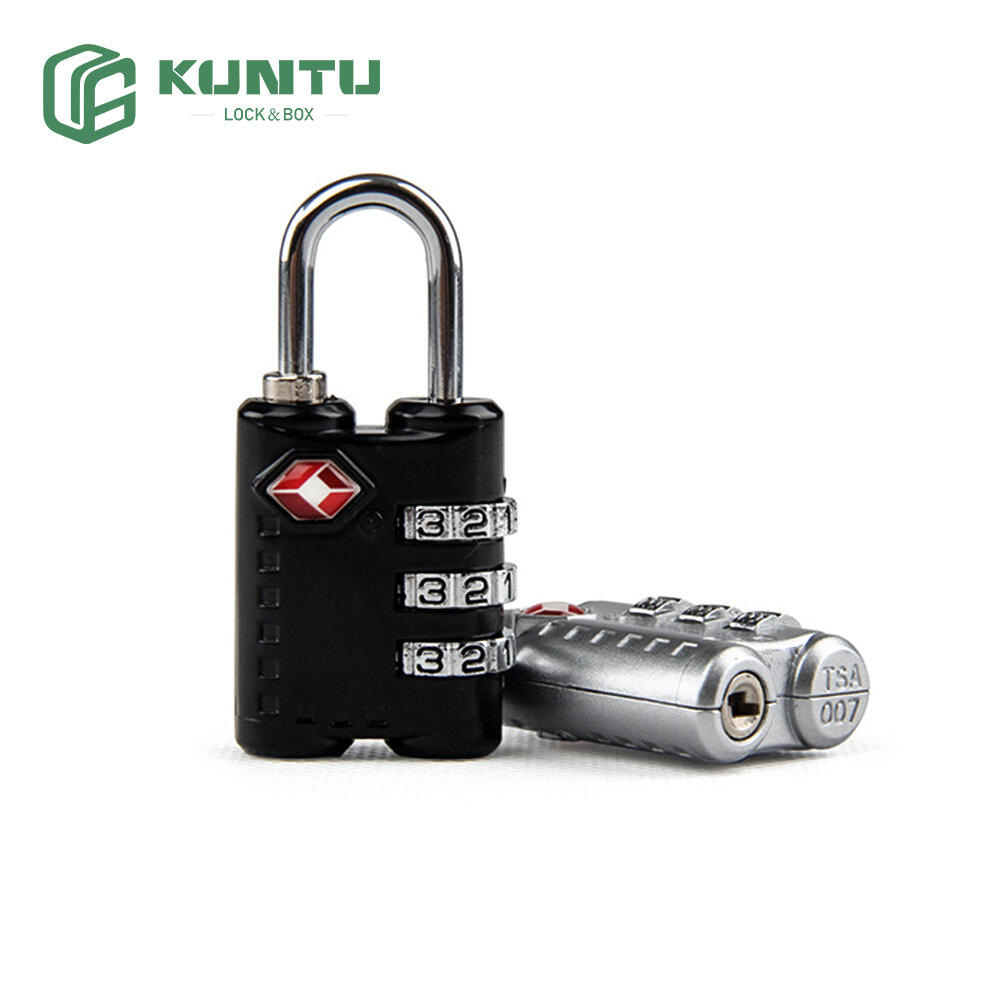 Customs-approved TSA combination lock Gym lock for luggage check-in and customs clearance Small padlock for suitcase zippers