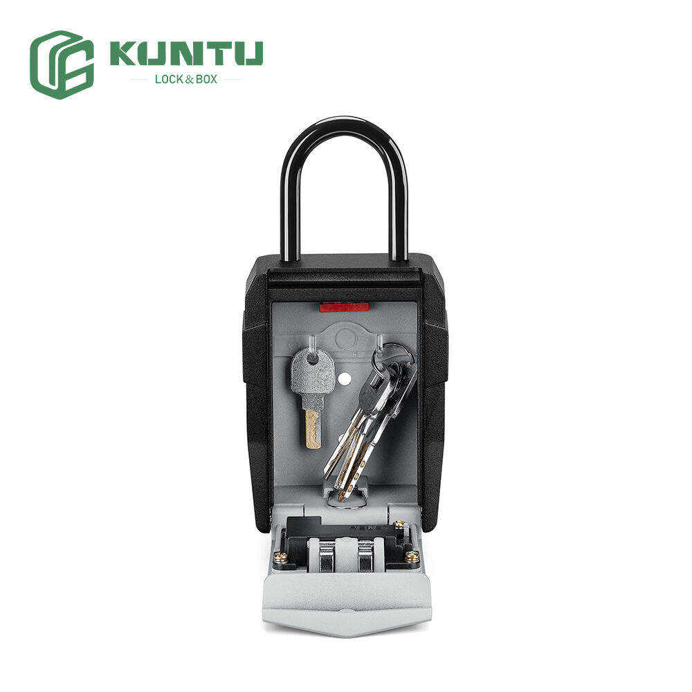 Portable Lock Box for Keys with Code Wall Mount Spare Key Lockbox Combination Key Hiders
