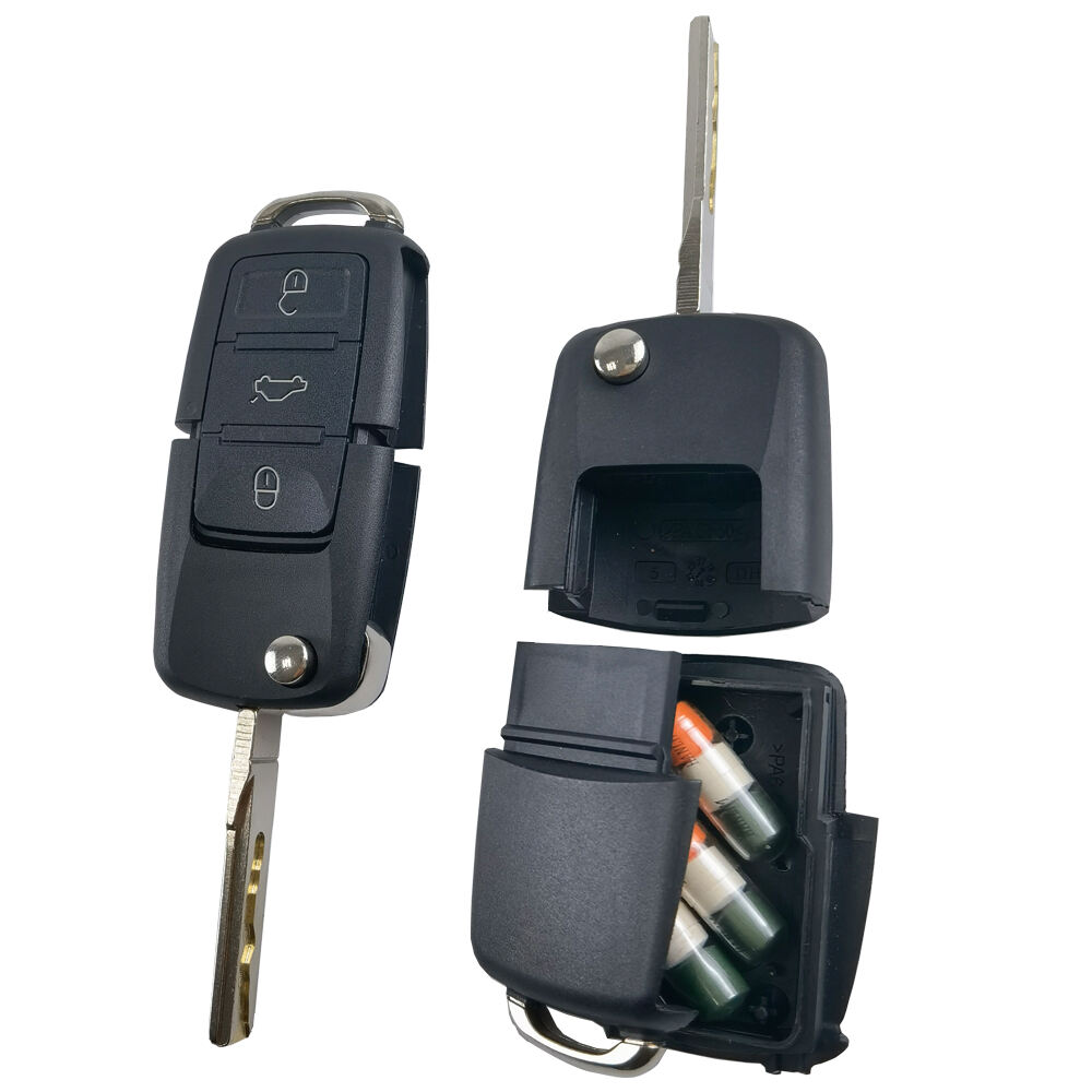 Black Lightweight Car Key Diversion Safe Secret Hidden Box Hide and Store Money Waterproof Storage Cash Holder Lock