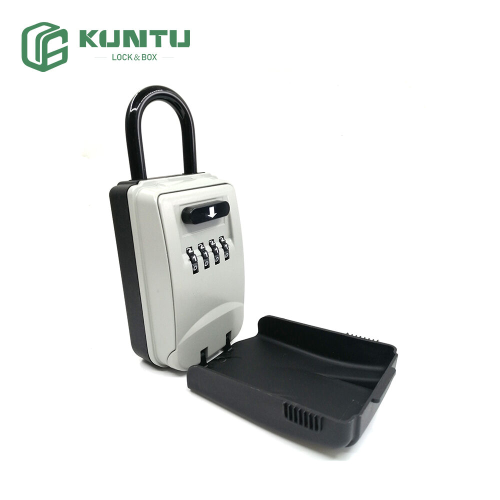 Caja de seguridad portátil para llaves al aire libre, resistente a la ...