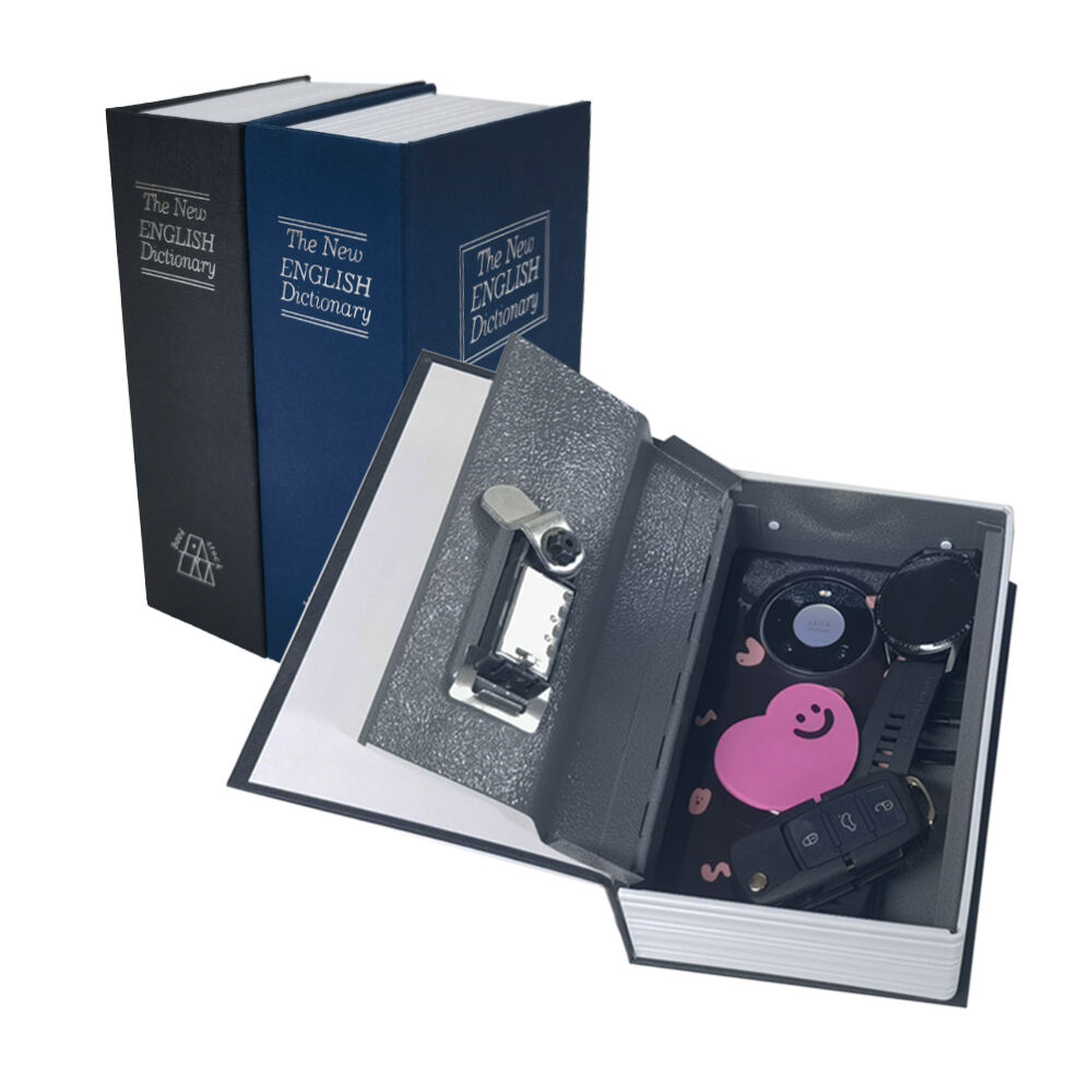 Diversion Book Safe with Key or Combination Anti-Theft Safe Secret Box Money Hiding Box Collection Box