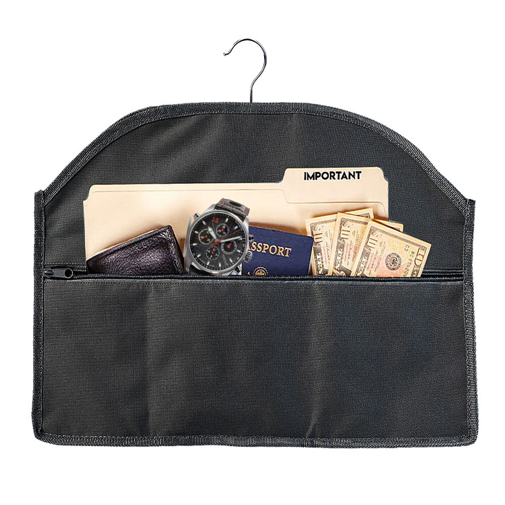 Hanger Diversion Safe with Hidden Pocket to Store Cash, Jewelry, and Small Valuables