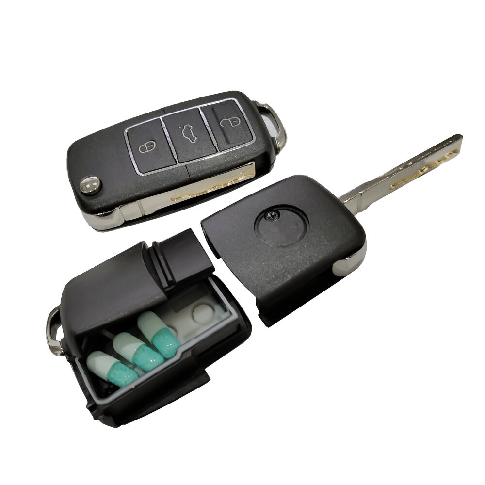 Car Key Safe  Ultra Realistic Keys Diversion Safe - Hidden Secret Compartment Decoy Car Key Fob - Hide And Store Money Waterproof Storage Cash Holder Container Lock
