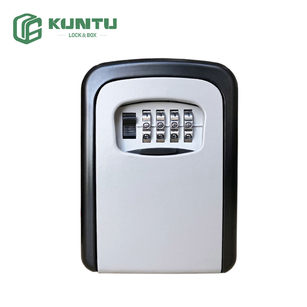 Square Metal Key Safe Security Storage Lockbox Holder for keys Medium Key Kepper Box