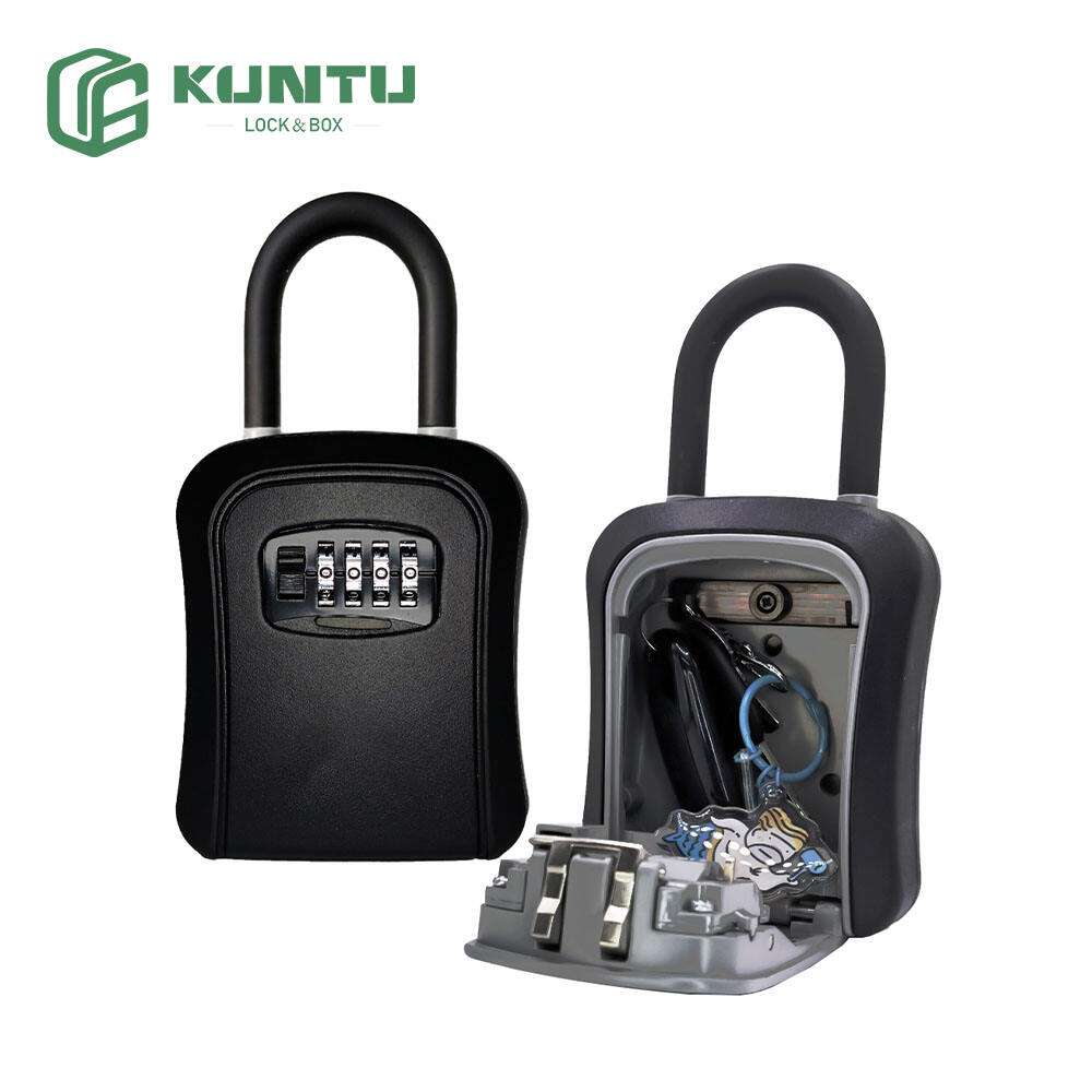 Keys Organizer Security Box Secret Hidden Safe Portable Metal Locker Box Password Code Decoration Key Box