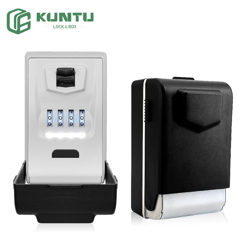 Smart Key Lock Box with Fingerprint and Code Access