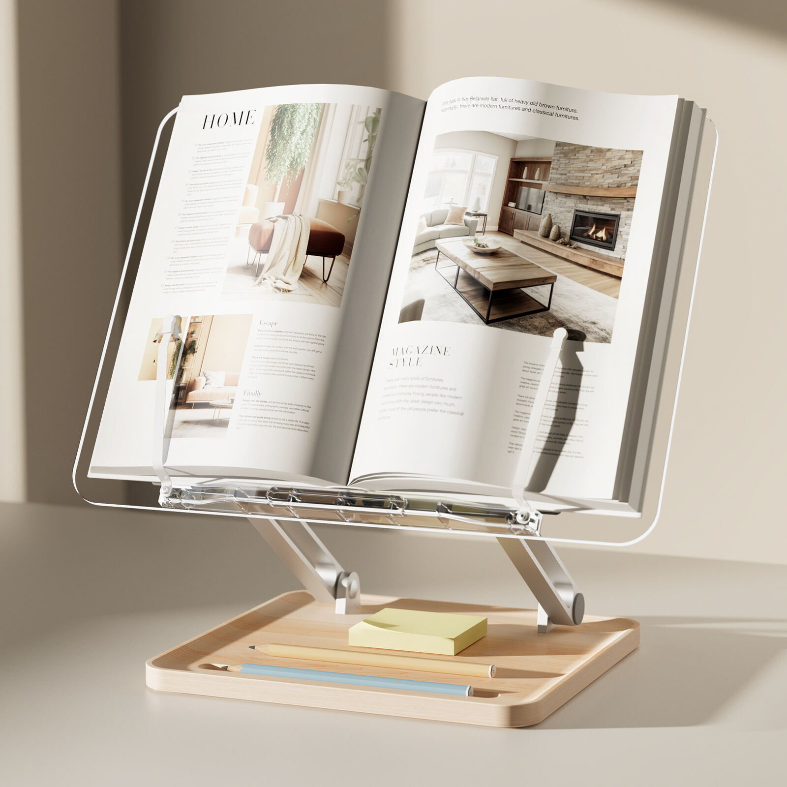 Book Holder with Pen Slot(BG-4B)