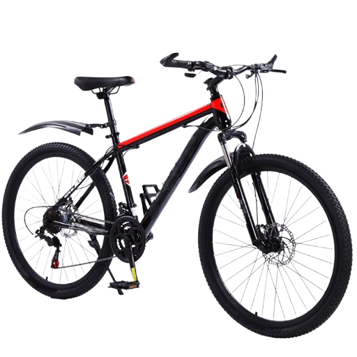 Cross-Border Manufacturer Wholesale Outdoor Off-Road Student Mountain Bike Cheap Speed Steel Fork Bike Disc Brake Ordinary Pedal