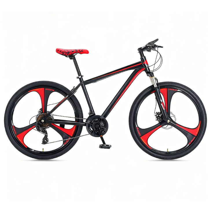 CE Certified 21-Speed All-Terrain Mountain Bike for Adults Lockable Steel Suspension Fork with Disc Brake Wholesale