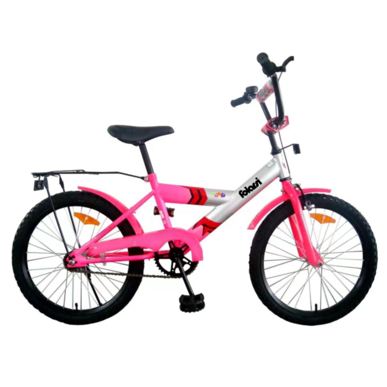 2025 Hot Selling BMX Frame Kids 20-Inch White Tire Steel Fork Ordinary Pedal Single Speed Gears Popular Color Bike