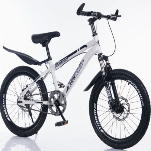 20-Inch Steel Disc Brake Mountain Bike for Children Shock-Absorbing with Single Speed and Ordinary Pedal