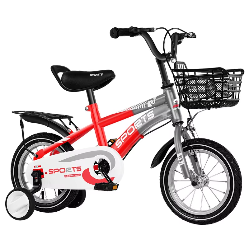 Lightweight Children's Bicycle for Boys 12-20 Inch Rides Small Medium Large Kids Pedal Bike with Steel Fork and Ordinary Pedal