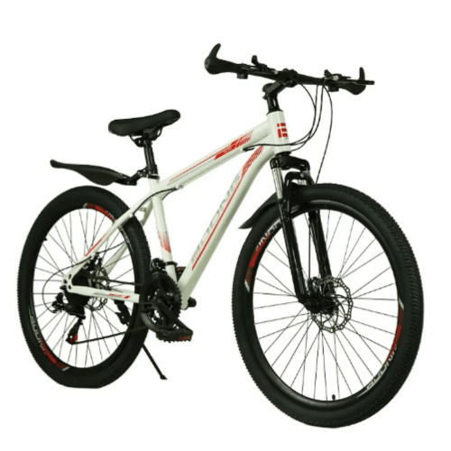 Customized 26-Inch Mountain Bike Double Disc Brake Variable Speed Boys Girls Bicycle Off-Road Steel Fork