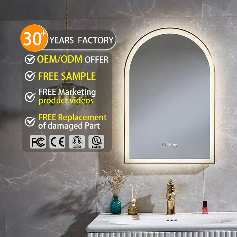 Bathroom Touch Screen Mirror Smart Mirror Glass Touch Screen and Mirror LED for Bedroom and Bathroom