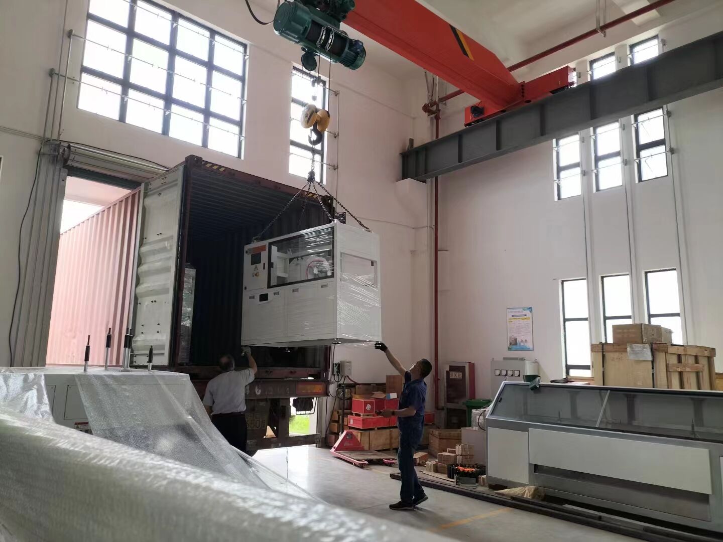 Delivery for three layers PPR pipe production line to UAE