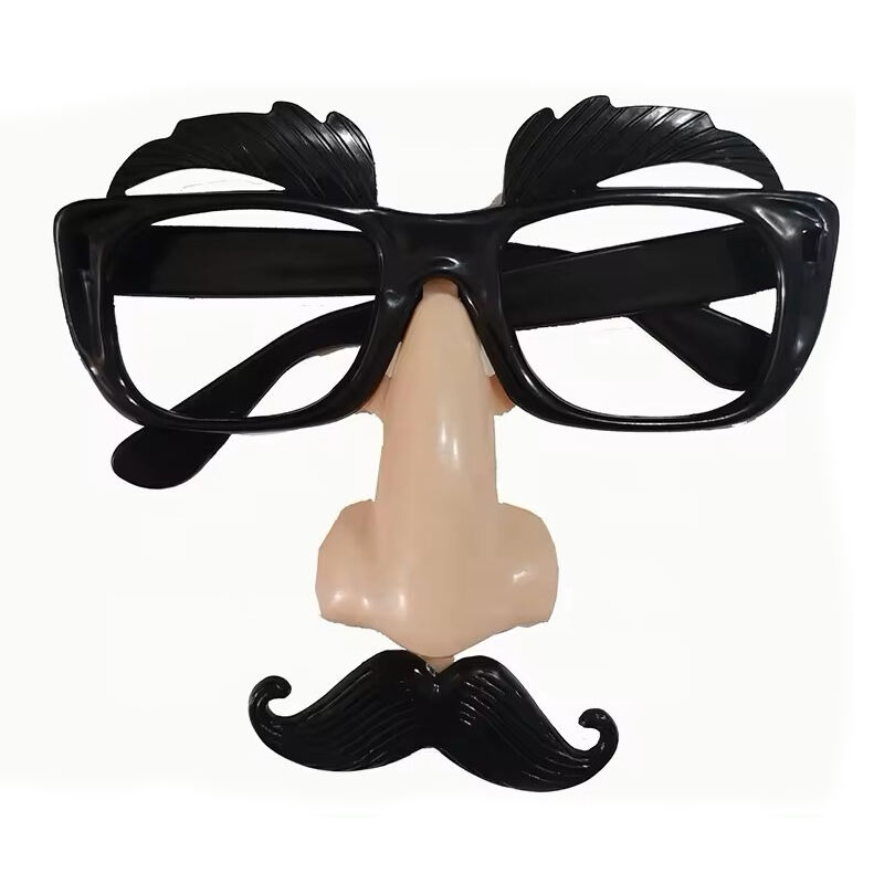 2024 new promotion toys cosplay Halloween mini big nose customized plastic make up glasses toys