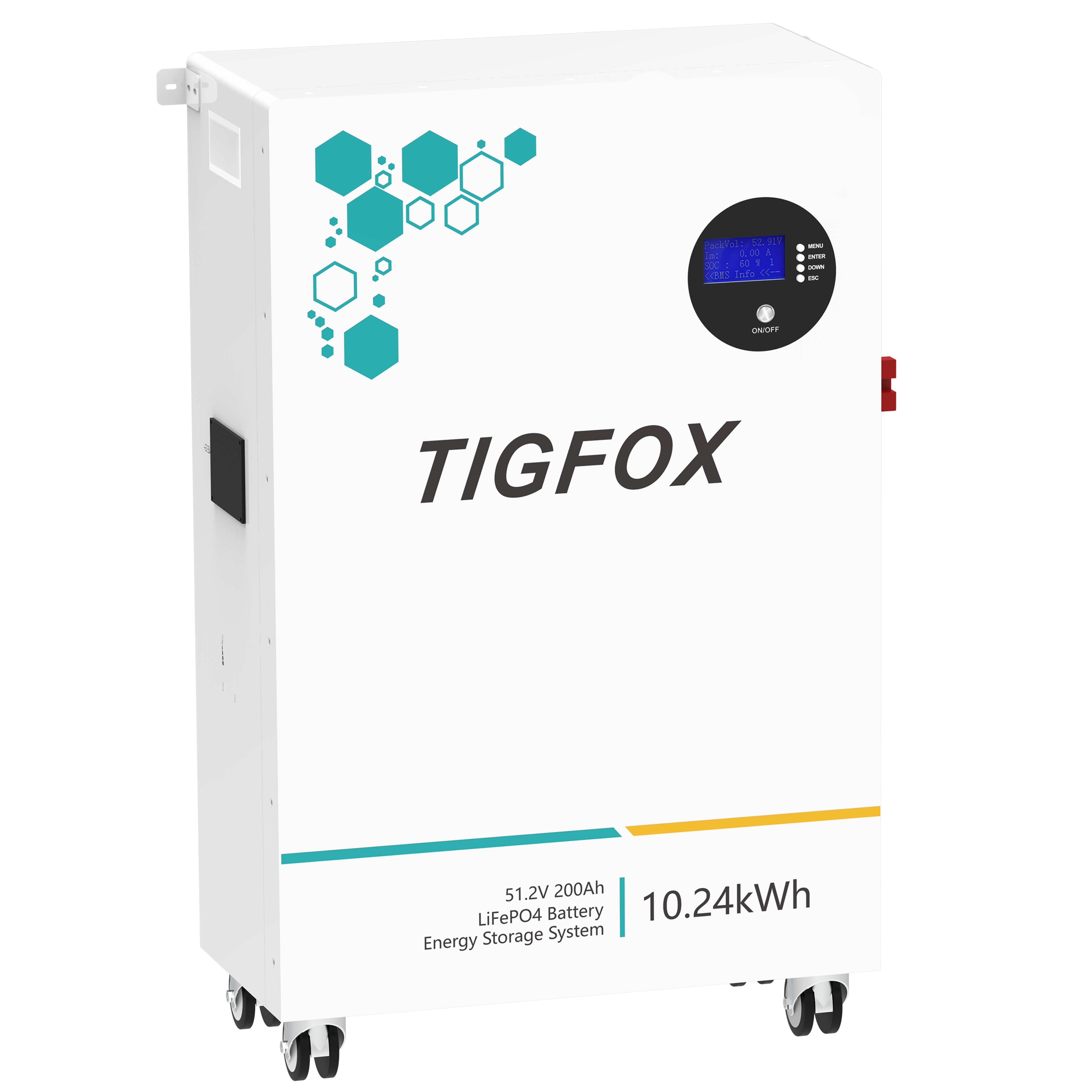 мобильный аккумулятор 51,2 В, 200 А·ч, 10,24 кВт·ч