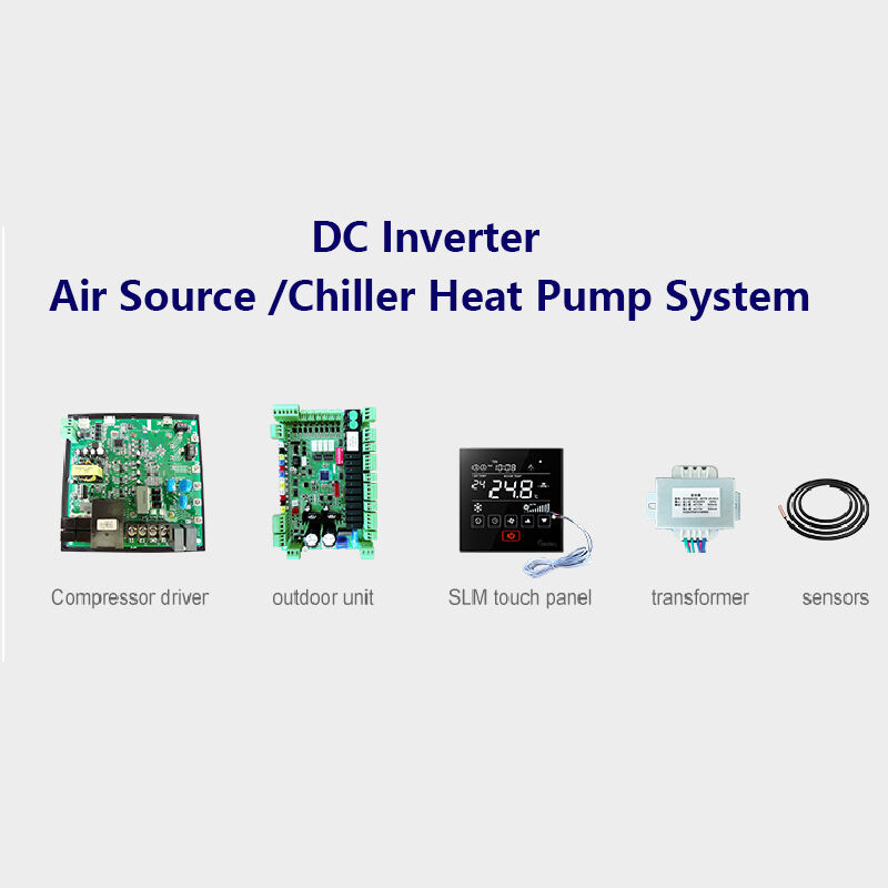 Solução de bomba de calor de fonte de ar/refrigerador DC Inverter