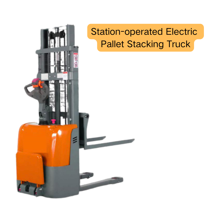 Stand-On Electric Pallet Stacker 