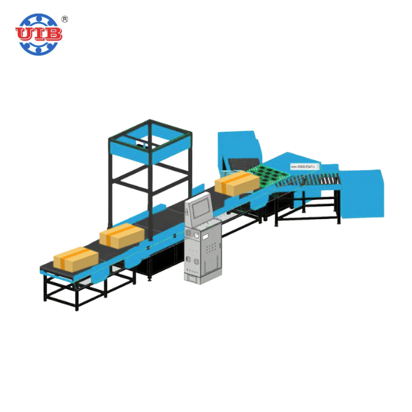 Fully automated logistics parcel rotation sorting system