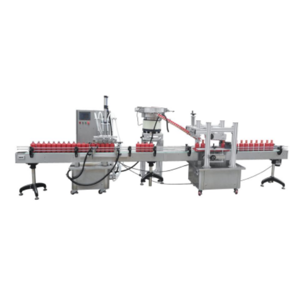 Liquid filling and capping system