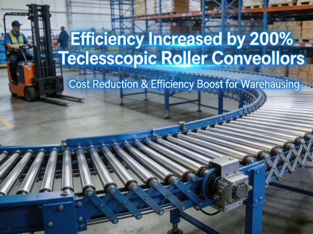 Efficiency Increased by 200%! Telescopic Roller Conveyors Empower Warehousing Enterprises to Reduce Costs and Boost Efficiency