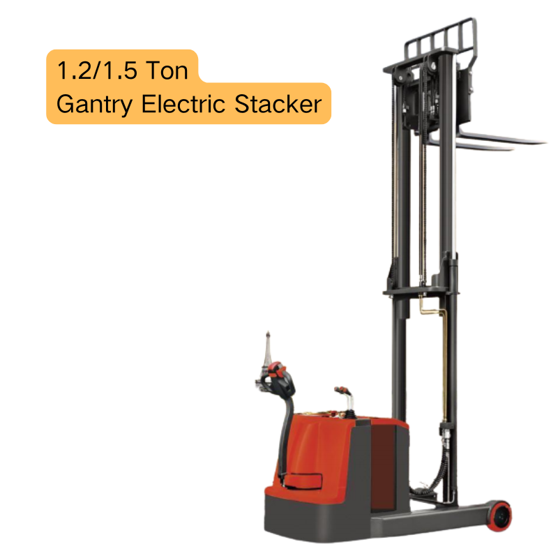 Stand-On Electric Pallet Stacker 