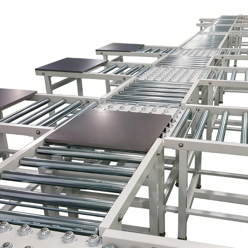 Custom Modular Sorting Roller Conveyor System Product Description