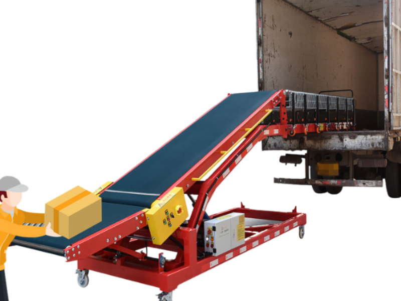 How to Adjust the Height of a Telescopic Conveyor for Truck Loading