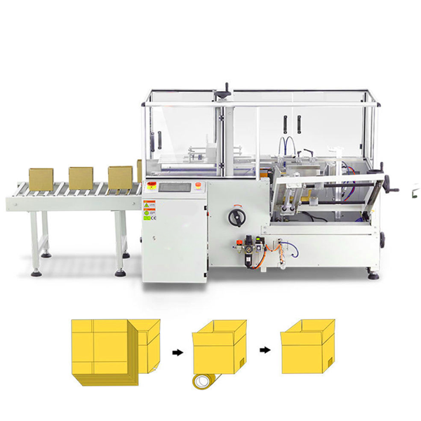 Automatic Box Folding & Tape Sealing Machine, Carton Erecting Machine