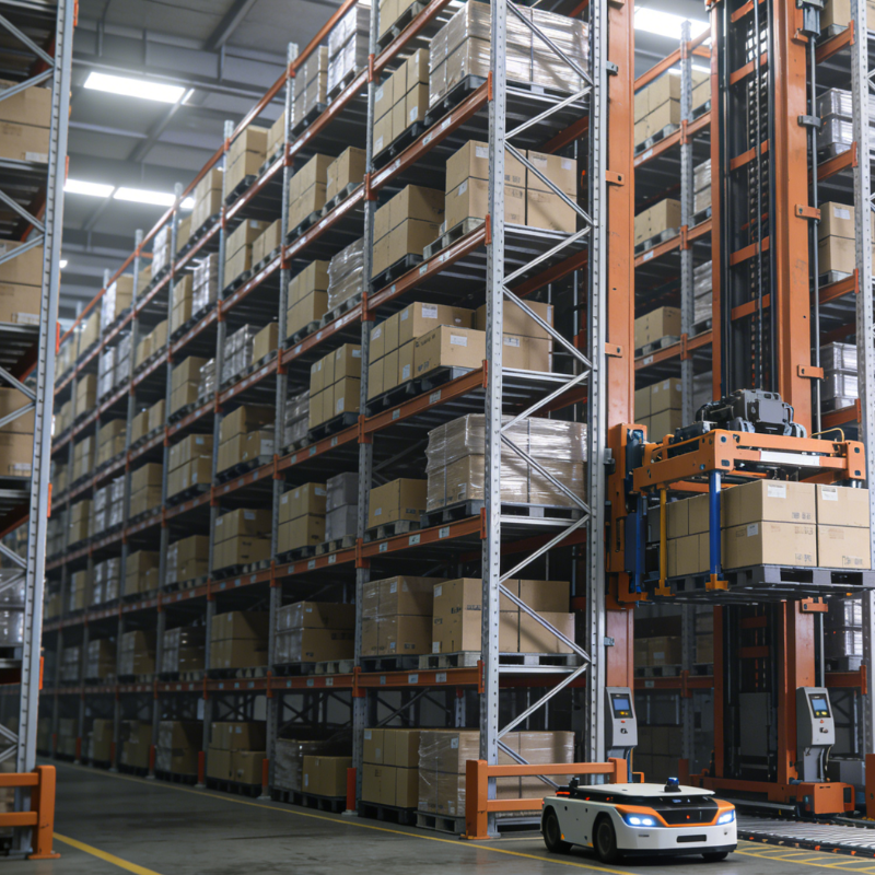Efficacité optimisée dans la logistique des entrepôts automatisés