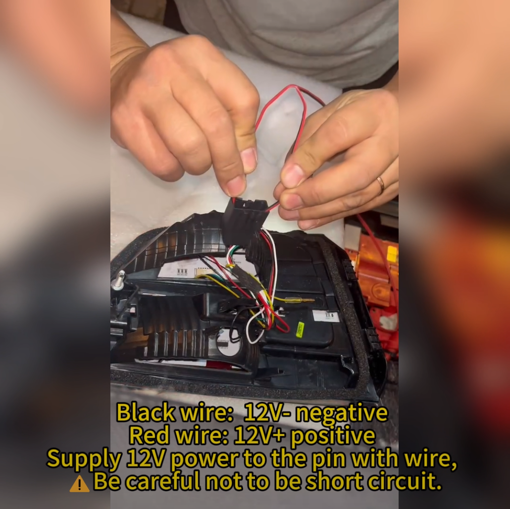 23-How to use battery directly test whether the light