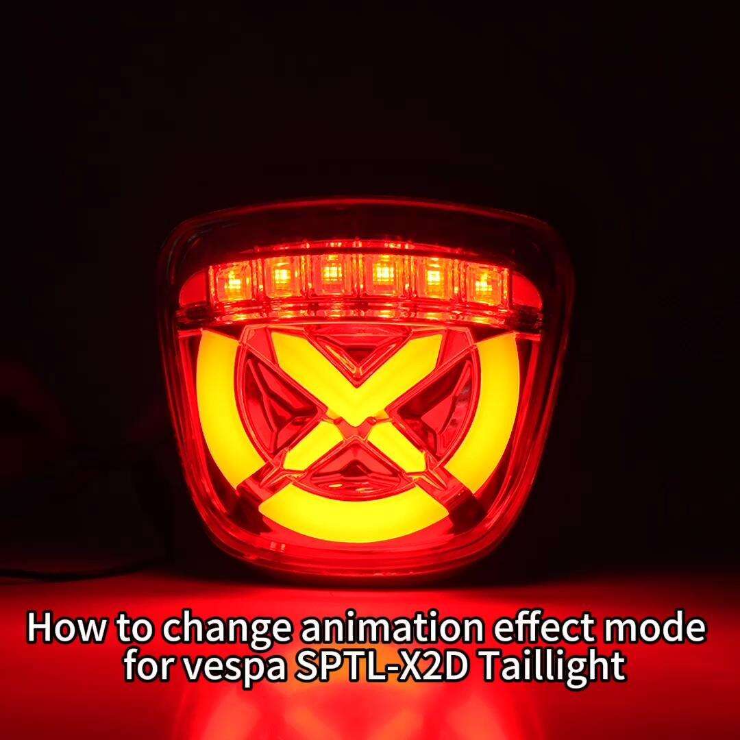 25-How to change animation effect mode  for vespa SPTL-X2D Taillight