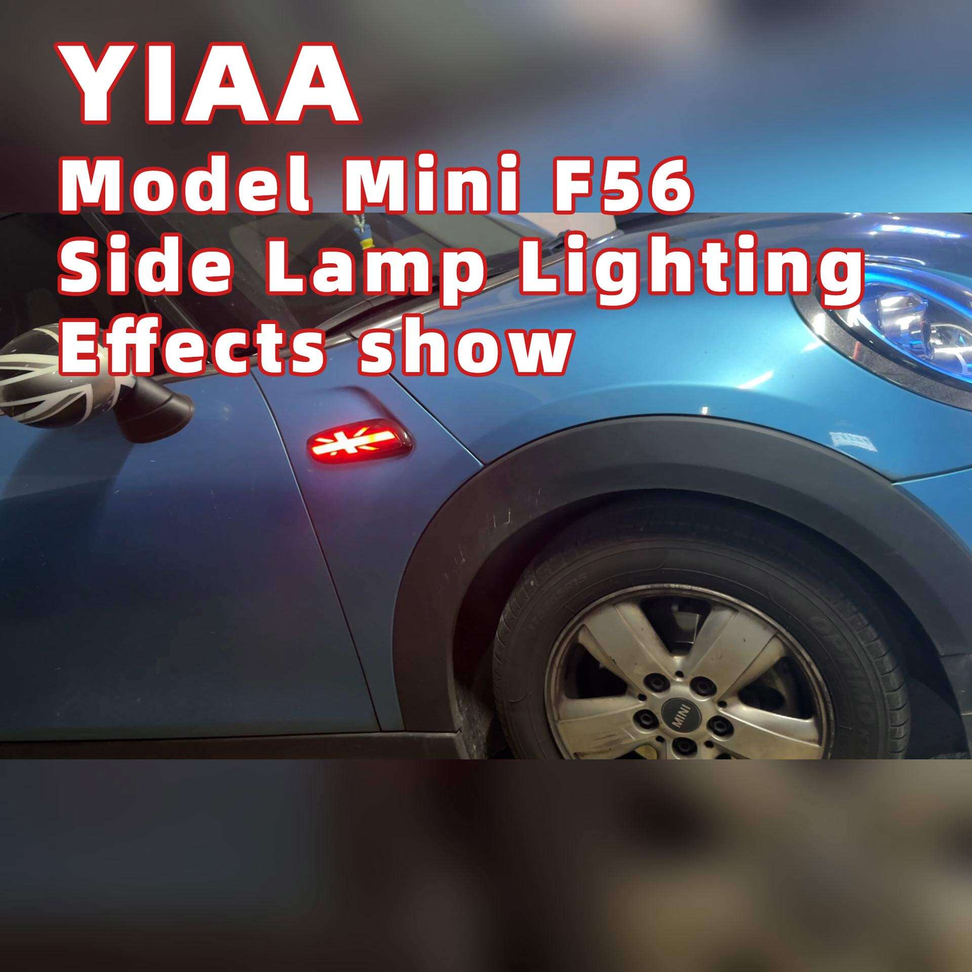 20 FOR BMW Mini F56 Yan Lamba Aydınlatma Efektleri Gösterimi