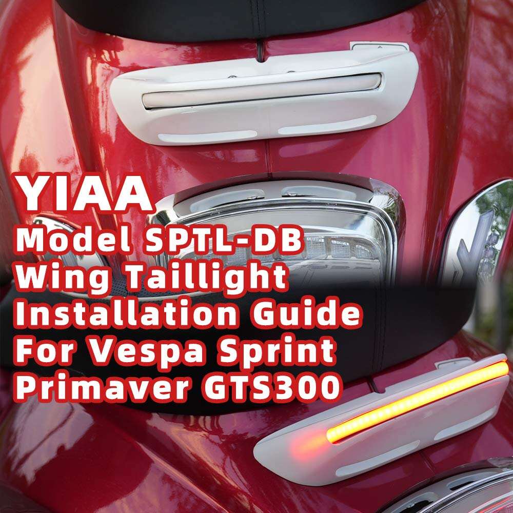 11 Model SPTL-DB Kanat Fren Lambası Montajı Vespa için