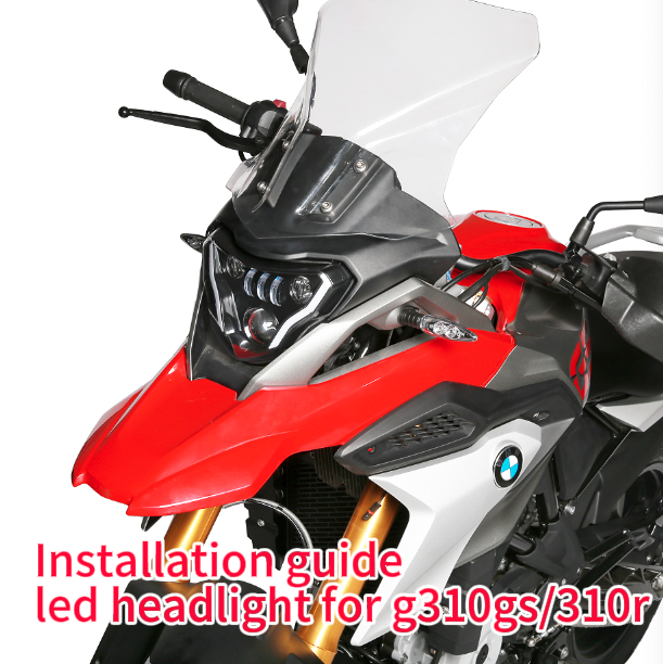 Installationsanleitung für LED-Scheinwerfer für G310GS/310R