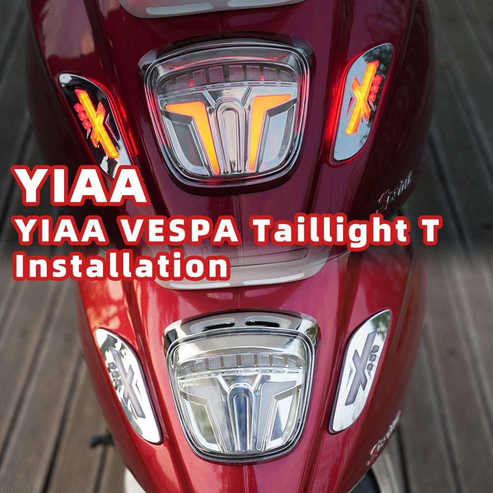 16 Model SPTL-T Fren Lambası Montajı Vespa Sprint için