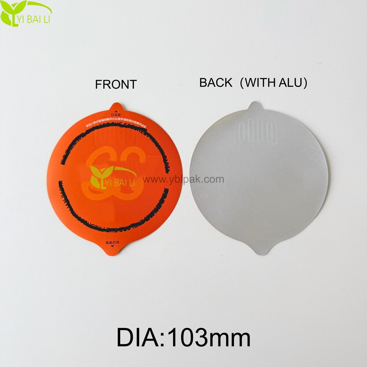 Innovative Drainage-Port Instant Noodle Bowl Heat-Sealing Paper Lid