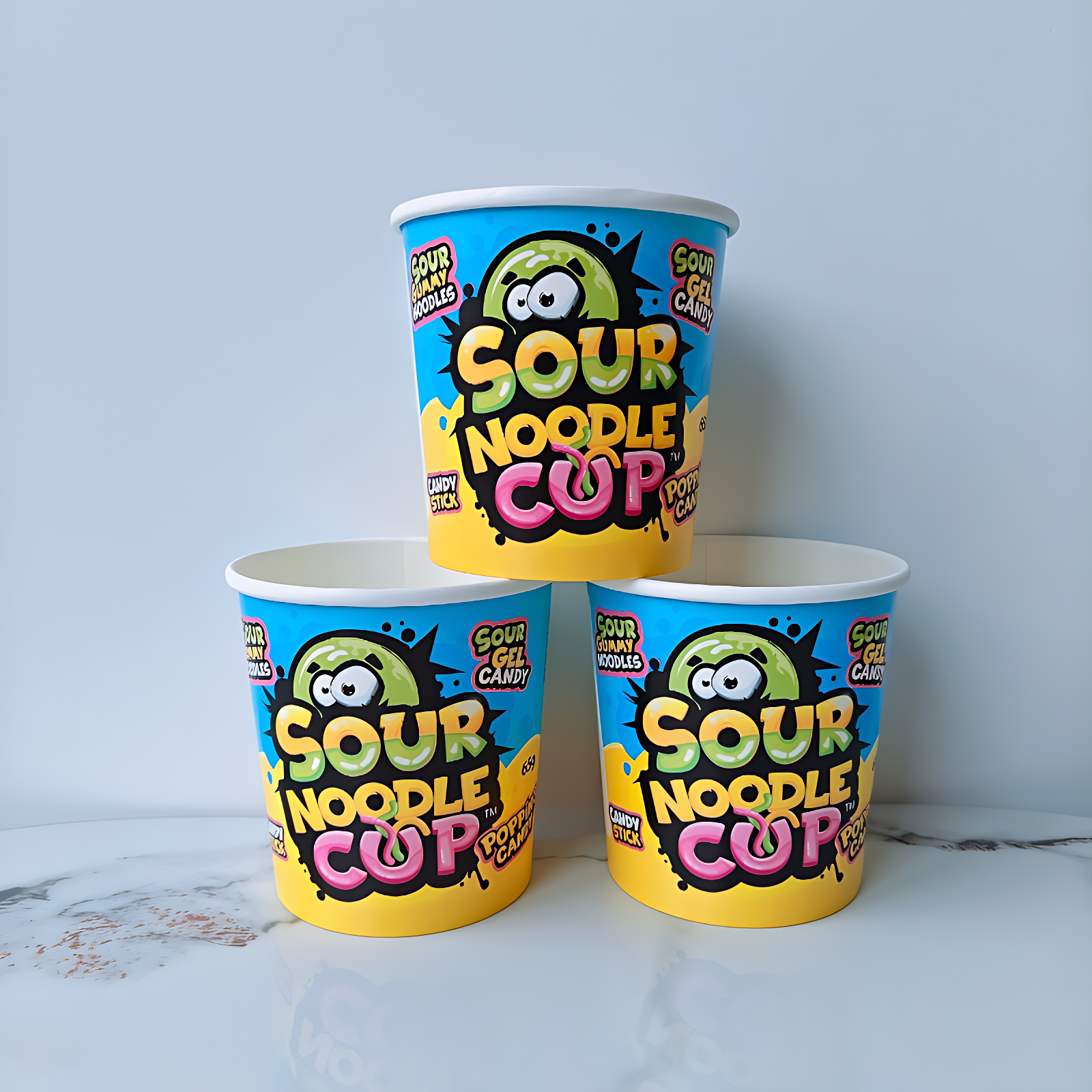 360ml Double layer paper cup for instant noodle ramen