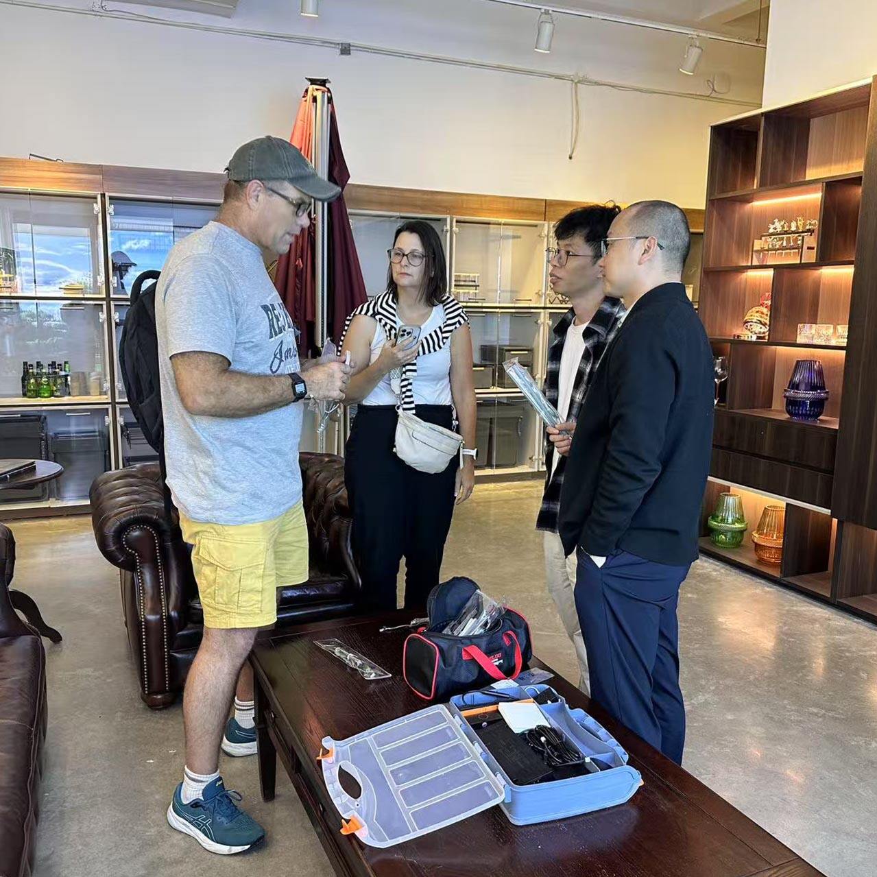South African Client Visits TY Storage to Explore Wardrobe Systems and Kitchen Storage Solutions