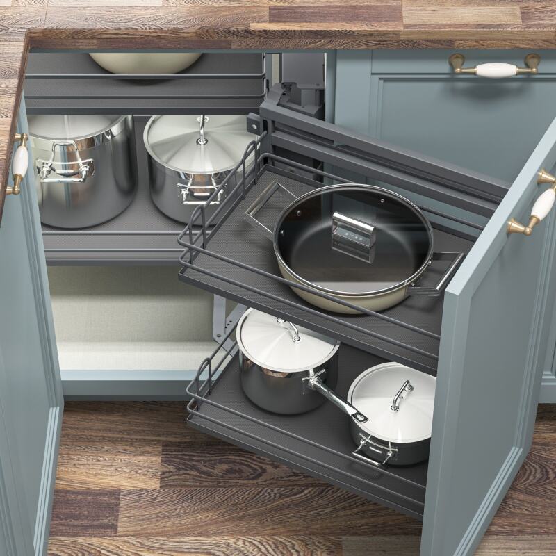 36 Inch Magic Corner, Space Saving Corner Organizer