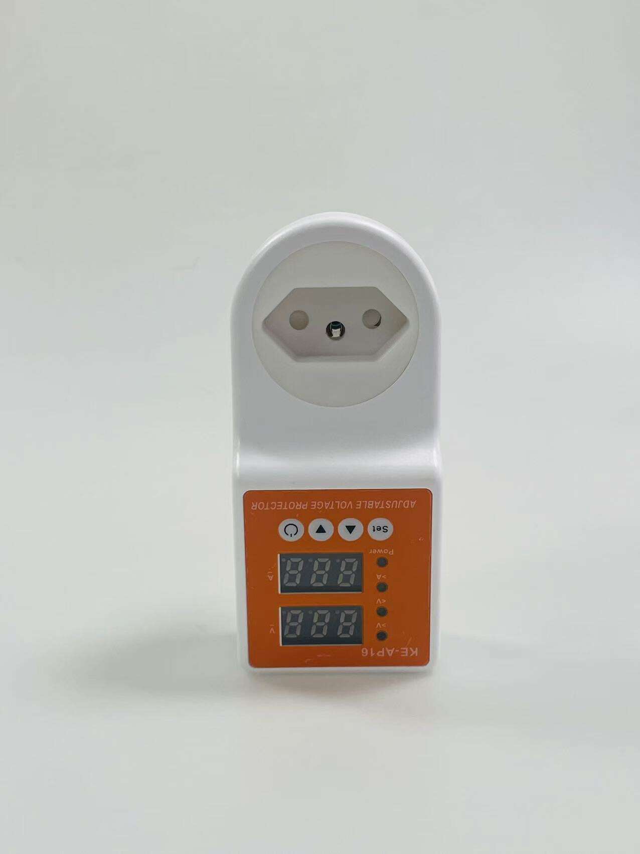 220V Dual Plug Safety Protector  Overload & Surge Protection for Home Appliances