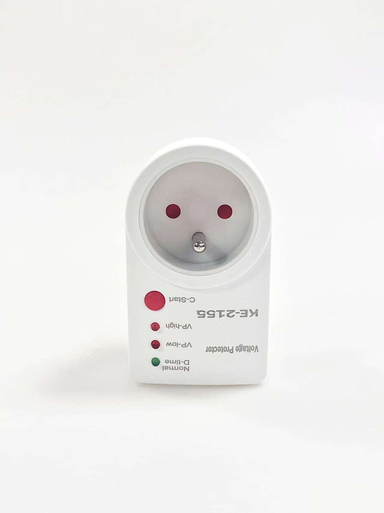 French Plug Voltage Protector 220V 15A TV and refrigerator protection socket