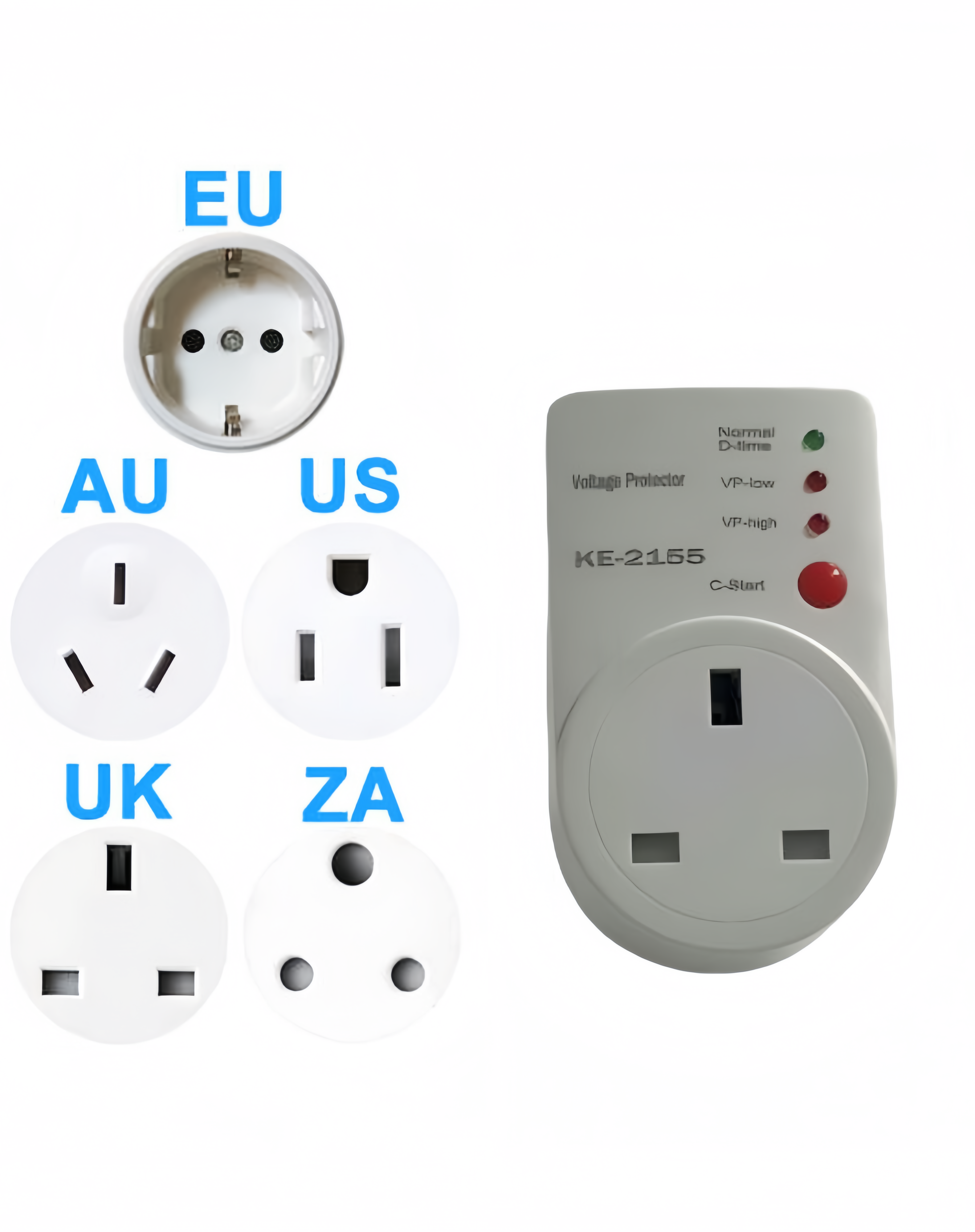 British plug type voltage protector is a device designed to protect electrical equipment from voltage fluctuations and power surge