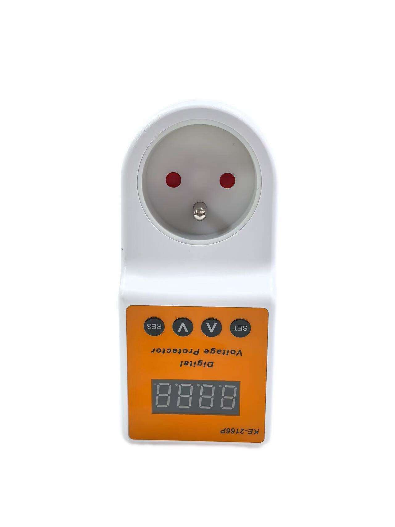Refrigerator Voltage Protector with Adjustable Range, Automatic Recovery, Digital Display, Home Protection