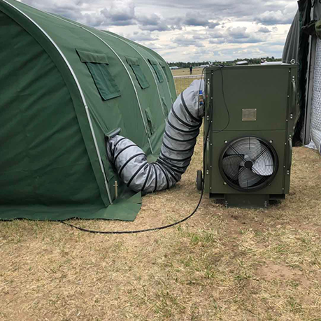 Tentcool Tent Air conditioner TTAC-12HC was used in Russia